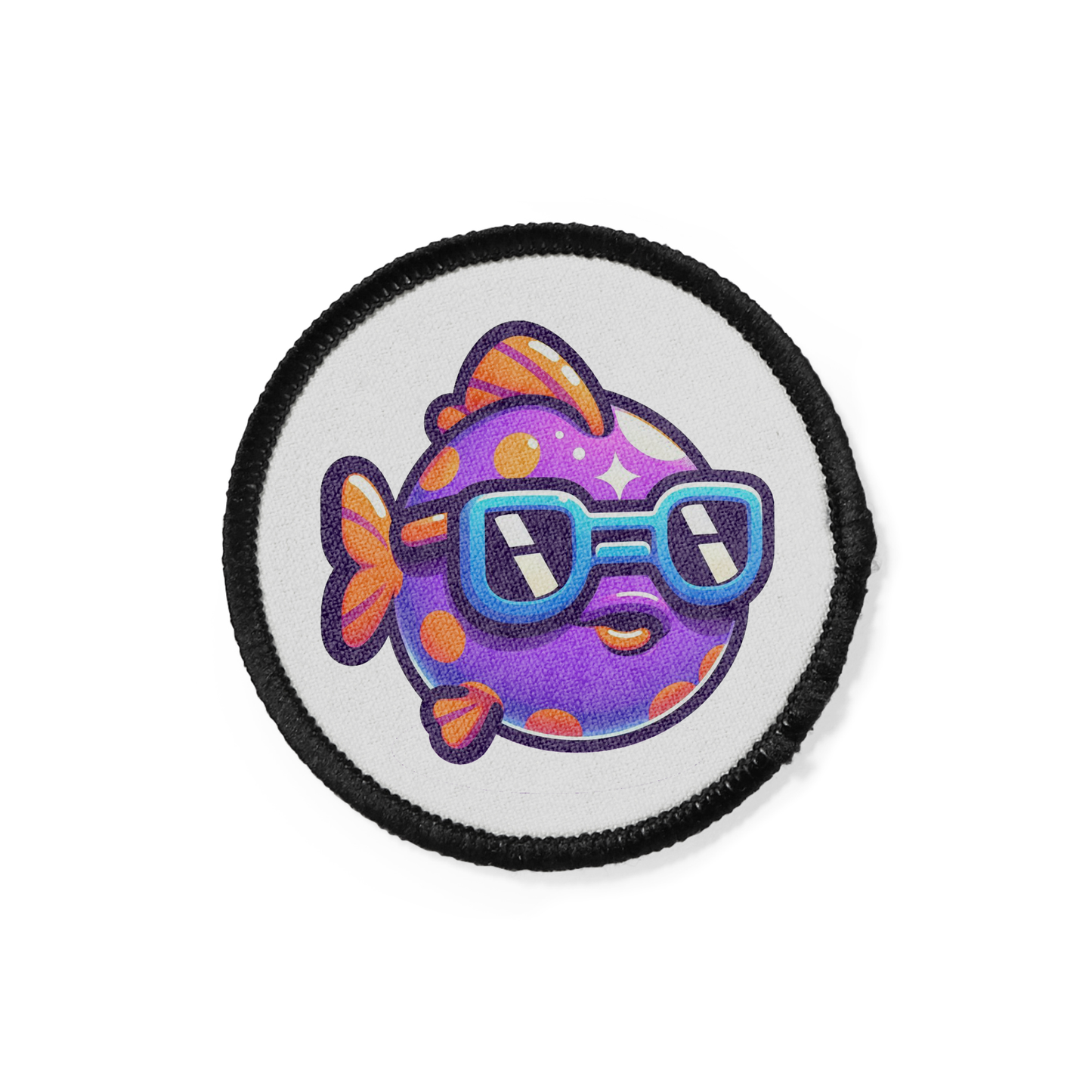 Kole Tang Sew-One Fish Badge - cartoon